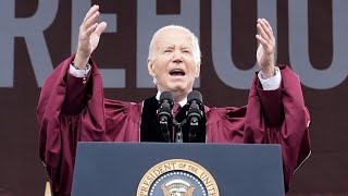 Joe Biden blasted for ‘disgusting racebaiting speech’ at Morehouse College [upl. by Saraann]