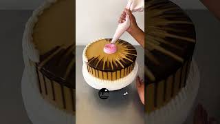 ideas para decorar torta con rosas y ganache de chocolate [upl. by Enale]