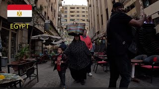 Egypt streets Cairo Chan alChalili Walking Tour I Africa [upl. by Atinihc]