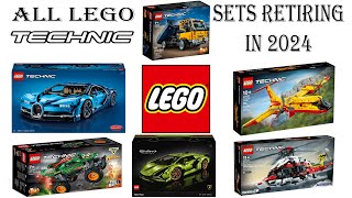 All Lego Technic Sets Retiring In 2024 [upl. by Gonzalez983]