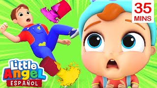 Aprende A Evitar Accidentes 😵‍💫  Canciones Infantiles de Bebé Juan  Little Angel Español [upl. by Dulce]