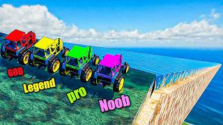 Tractors vs waterfalls in GTA 5 [upl. by Ettevey]