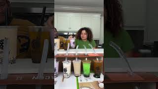 Boba Tea Taste Test Challenge 🧋❤️ [upl. by Odnamla18]