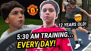 quotWe Train 8 Hours A Dayquot 12 Yr Old Soccer Prodigy Chase Carrera Is The HARDEST WORKER In The Nation [upl. by Nanah]