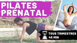 Pilates PRENATAL Tous Trimestres 45 min [upl. by Grania]