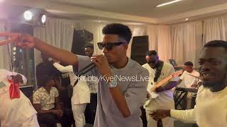 Kofi Kinaata’s performance at Akwaboah’s wedding reception [upl. by Keefe494]