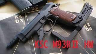 KSC M93RⅡHW 内部カスタムampマガジンカスタム [upl. by Nomis348]