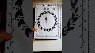 Black and white diary decoration [upl. by Elleivap]