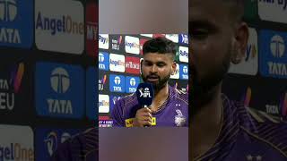 kkr vs srh shreyas iyer interview [upl. by Duahsar925]