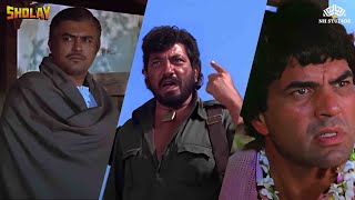 Gabbar Singh Attack On Village  Action Scene  Sholay Hindi Movie [upl. by Xirdnek]