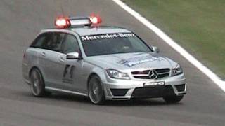 2012 Mercedes C63 AMG Station Wagon  F1 Medical Car  INCREDIBLE LOUD SOUND [upl. by Harbour]