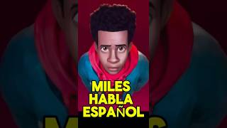 ¿Miles Morales Habla Español intothespiderverse spiderman milesmorales [upl. by Radferd]