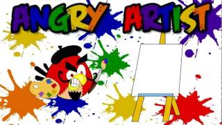 Angry Birds In angry artist [upl. by Aicirtan]