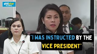 Zuleika Lopez umamin na inutusan ni VP Sara Duterte na ipagresign ang dating opisyal ng DepEd [upl. by Danya]