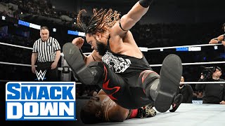 The Bloodline def The Street Profits to earn a title match SmackDown highlights July 26 2024 [upl. by Katusha]