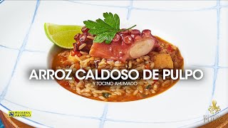 Arroz Caldoso de Pulpo y Tocino [upl. by Ade]