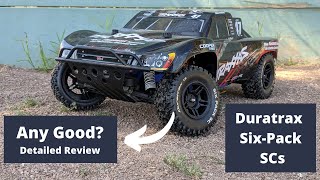 Duratrax Six Pack SC Tires Review Traxxas Slash [upl. by Hertha]