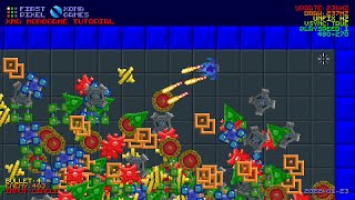 Arena Shmup Demo 1  Tiled Arena Player Fighter amp Bullets Enemy Collision [upl. by Rehpotsirhc405]