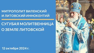 Слово митрополита Иннокентия перед чудотворной Виленской иконой Божией Матери quotЗнамениеquot [upl. by Tuhn]