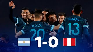 Eliminatorias  Argentina 10 Perú  Fecha 12 [upl. by Cristi]