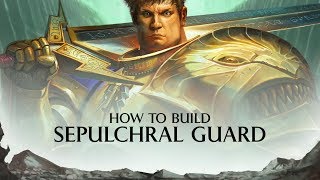 Warhammer Underworlds  Shadespire  How to build Sepulchral Guard [upl. by Thistle]