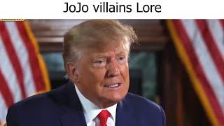 JoJo Villains Lore [upl. by Oicanata]