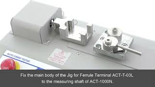 IMADA Automatic Crimp Pull Tester ACT1000N [upl. by Barbur757]