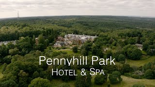 Pennyhill Park Hotel amp Spa Wedding Venue Surrey London UK Drone Film [upl. by Johathan661]