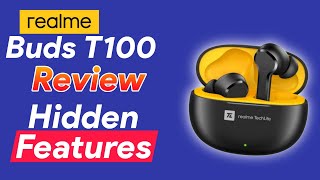 Realme Buds T100 Review  Realme Buds T100 Hidden Features  Realme Buds T100 Tips And tricks [upl. by Parks]