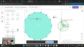 POLIGONOS REGULARES EN GEOGEBRA [upl. by Dlorag477]