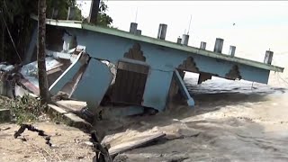 The Destroy Scenes Of River Erosion  See how the Padma River Dissolves everything [upl. by Annavoig]