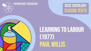 Learning to Labour Paul Willis  AQA GCSE Sociology Classic Texts [upl. by Akiwak401]