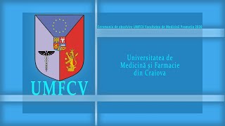 Festivitatea de absolvire a studentilor Facultatii de Medicina a UMFCV  Promotia 2020 [upl. by Aitnyc]