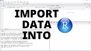 Import Data into R Studio [upl. by Deb]