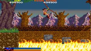 Rastan Saga Round 56 Arcade Games MAME 32 0119 Plus [upl. by Anirdnaxela]