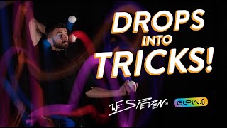 Tutorial Picking Up Drops by Wes Peden with quotWes Peden Signature Series Glow0 LED Juggling Ballsquot [upl. by Ailecec]