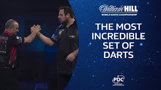 THE MOST INCREDIBLE SET Lewis v Webster  201920 World Darts Championship [upl. by Zolnay]