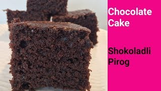 Easy Chocolate Mud Cake  Shokoladli Pirog [upl. by Acila244]