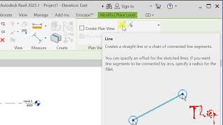 Cách vẽ các đường cao trình  Levels trong Revit [upl. by Lunette]