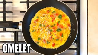 Cómo Hacer un Delicioso Omelet de verdura Fácil y Rápido [upl. by Hillhouse197]