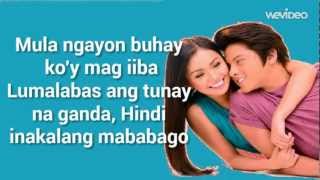 Nagkakulay Ang Mundo Lyrics Video  Kathryn Bernardo amp Daniel Padilla [upl. by Ahsekat]