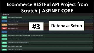 ECommerce Shopping Cart API in ASPNET CORE PART3 [upl. by Turrell]