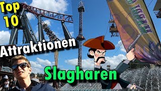 Top 10 Attraktionen  Slagharen [upl. by Atterahs]