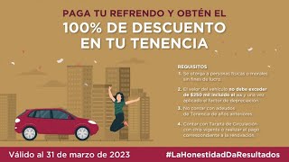 TENENCIA VEHICULAR CDMX 2023 NO ME APLICARON EL SUBSIDIO CAUSAS Y SOLUCION [upl. by Clarke]