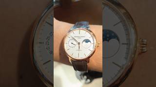 FC Slimline Manufacture moonphase automatic watch FC702V3S4 frederiqueconstant watch [upl. by Nunciata]