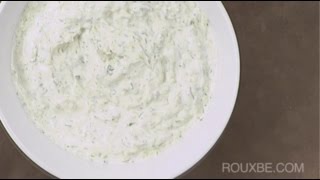 How to Make Tzatziki Sauce Greek yogurt dip [upl. by Ailekahs]