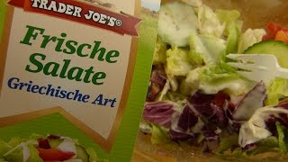 Trader Joes  Fresh Greek Style Salad  Frischer Salat Griechische Art [upl. by Earesed]