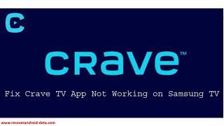 How To Fix Crave TV App Not Working on Samsung TV [upl. by Corsetti]