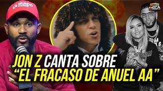 JON Z MENCIONA FRACASO DE ANUEL AA CON KAROL G EN SU NUEVA CANCIÓN [upl. by Jeffie]