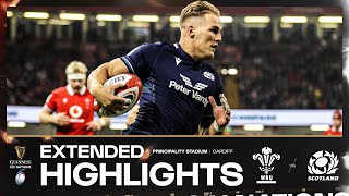 THIS WAS BONKERS 🔥  EXTENDED HIGHLIGHTS  WALES V SCOTLAND  2024 GUINNESS MENS SIX NATIONS RUGBY [upl. by Aric]